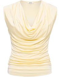 SÉLONE - Ylune Liquid Drape Top Butter - Lyst