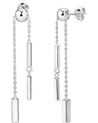 Gold & Honey - Stud & Bar Dangle Earrings - Lyst