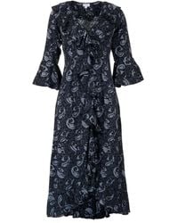 At Last - Felicity Midi Dress - Lyst