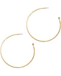 Jaredjamin - Large Hooptastic Hoop Post Earrings - Lyst