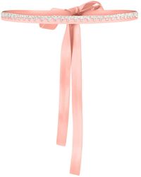Tia Dorraine - Crystal-Embellished Belt - Lyst