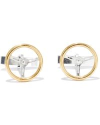 Simon Kemp Jewellers - Vintage Steering Wheel Cufflinks Eighteen Carat On Sterling - Lyst