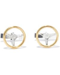 Simon Kemp Jewellers - Vintage Steering Wheel Cufflinks Eighteen Carat On Sterling - Lyst