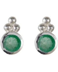 Charlotte's Web Jewellery - Holi Jewel Silver Stud Earrings - Lyst