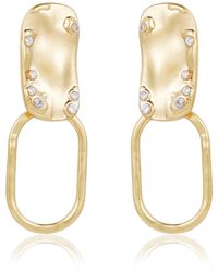 Rare Matters Jewelry - Modern Loop Drops Earrings - Lyst