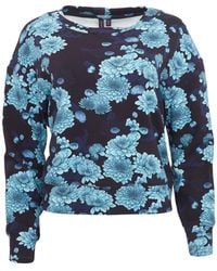 lords of harlech - Clara Serious Floral Oversized Crewneck Sweatshirt - Lyst