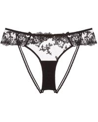 Journelle - Cristiana Ouvert Noir - Lyst