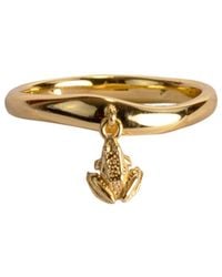 NASI SILVER - Leaping Frog Dangling Ring - Lyst