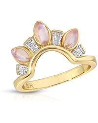Glamrocks Jewelry - Seven Wonders Arc Ring - Lyst