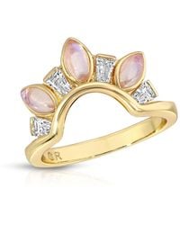 Glamrocks Jewelry - Seven Wonders Arc Ring - Lyst