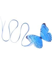 Oana Savu - Butterfly Ribbon Tie Choker Necklace Ribbon Scrunchie - Lyst