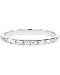 Zohreh - Celestial Diamond Band Ring 9K - Lyst