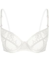 MONIQUE MORIN LINGERIE - Moonstruck Balconette Bra Crystal - Lyst