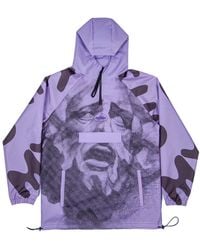 mysimplicated - Water Repellent Windbreaker Mauve Design W - Lyst