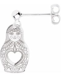 CarterGore - Russian Doll Single Short Drop Earring - Lyst