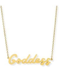 Hoops + Chains LDN - Goddess Chain - Lyst