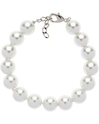 Emma Holland Jewellery - Chunky Pearl & Platinum Bracelet - Lyst