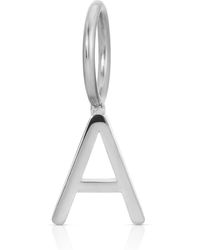 Maya Brenner - Letter Charm - Lyst