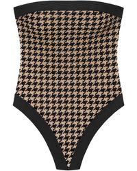 Perilla Lingerie - Oxford Bandeau Bodysuit - Lyst