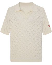 Pcfg - Neutrals Daydreamers Short Sleeve Knit Polo T-Shirt - Lyst