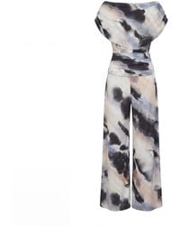 Atom Label - Neutrals Carbon Jumpsuit - Lyst