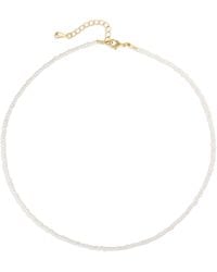 Arctic Fox & Co. - The Sandi Pearl Necklace - Lyst