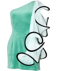 Laura Daili - Velvet Wave Dress – The Queen Of The Night - Lyst