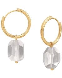 Retro Chic - Fluffy Cloud Earrings - Lyst