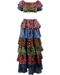 Maui X Lolita - Ana Ruffled Cheetah Print Two-Piece Skirt Set - Lyst