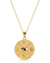Zepplin the Label - Protection Pendant-Good Luck Charm Necklace-Evil Eye Jewelry - Lyst