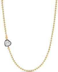 SHYMI - Side Shape On Beaded Ball Chain - Lyst