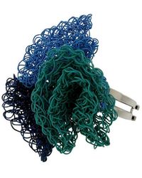 Lavish by Tricia Milaneze - Ocean Blue Mix Reef Trio Handmade Crochet Ring - Lyst