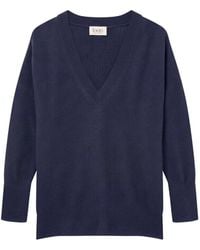 Loop Cashmere - Relaxed Lofty V Neck Sweater - Lyst