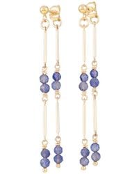 Inari Jewellery - Bamboo Vine Earrings Iolite - Lyst