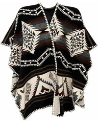 Bella Soul - Neutrals Naya Reversible Poncho - Lyst
