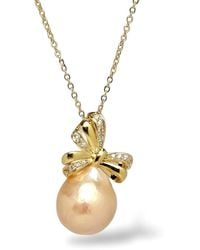 Ninemoo - Belle Bow Peal Necklace - Lyst