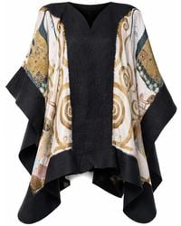Lumina Eligma - Poncho Mulberry Silk & Merino Handmade Felt - Lyst