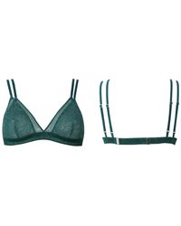 Bott Lingerie - Wireless Lace Triangle Bralette La Teuf - Lyst