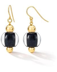 Gold & Honey - Bead Drop Earrings - Lyst