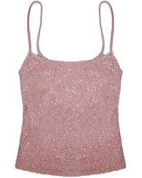 28Natelier - Sequins Top - Lyst