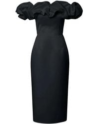 POST MERIDIEM - Meringue Midi Dress - Lyst