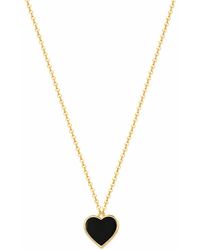Rejected Hearts Club - Single Hearted Girl Filled Necklace With Magnetic Clasp - Lyst