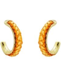 Gissa Bicalho - Acrylic Handmade Earring Hoop Oca - Lyst