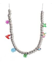 Pinnole - Can'T Choose A Charm Necklace - Lyst