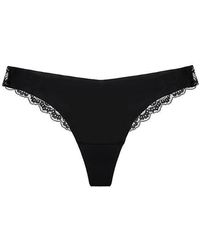 Journelle - Estelle Thong Noir - Lyst