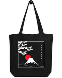Anchor and Crew - Mount Fuji Landmark Recycled Cotton Tote Bag - Lyst