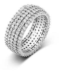 SHYMI - Pave Cigar Ring - Lyst