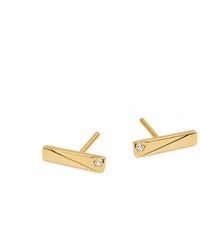 Cier - Flex Diamond Stud Earrings - Lyst