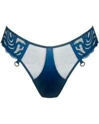 MONIQUE MORIN LINGERIE - Echo Cheeky Abyss - Lyst