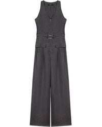 Nocturne - Metal Belt Detail Jumpsuit - Lyst